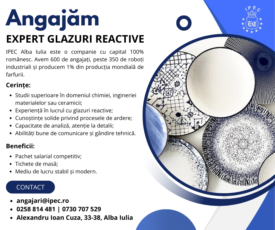 angajam expert glazuri reactive