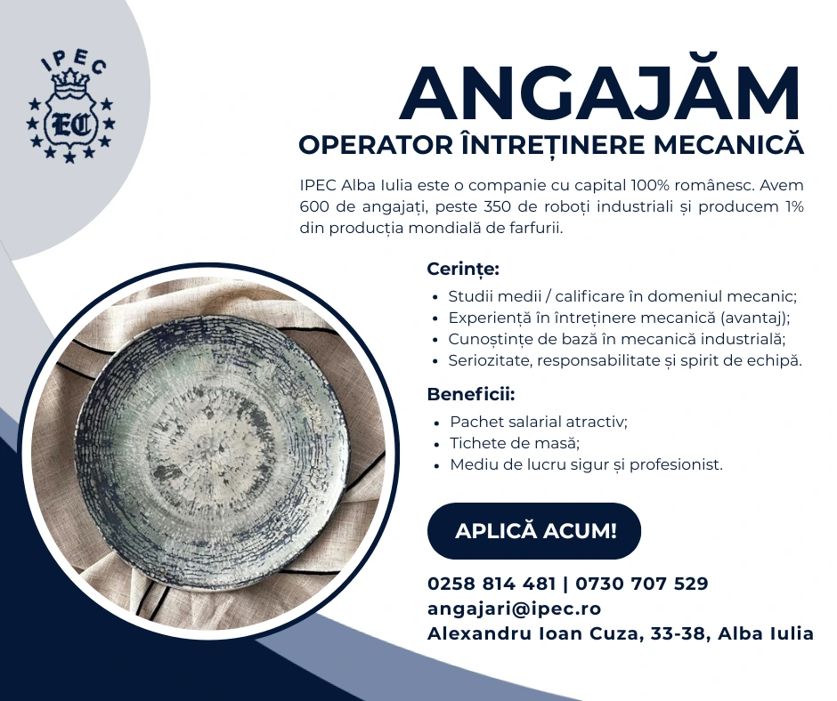 operator intretinere mecanica
